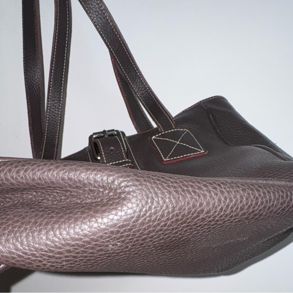 Classic Dooney & Bourke Dark Brown Leather hand bag - Women - Picture 6 of 6